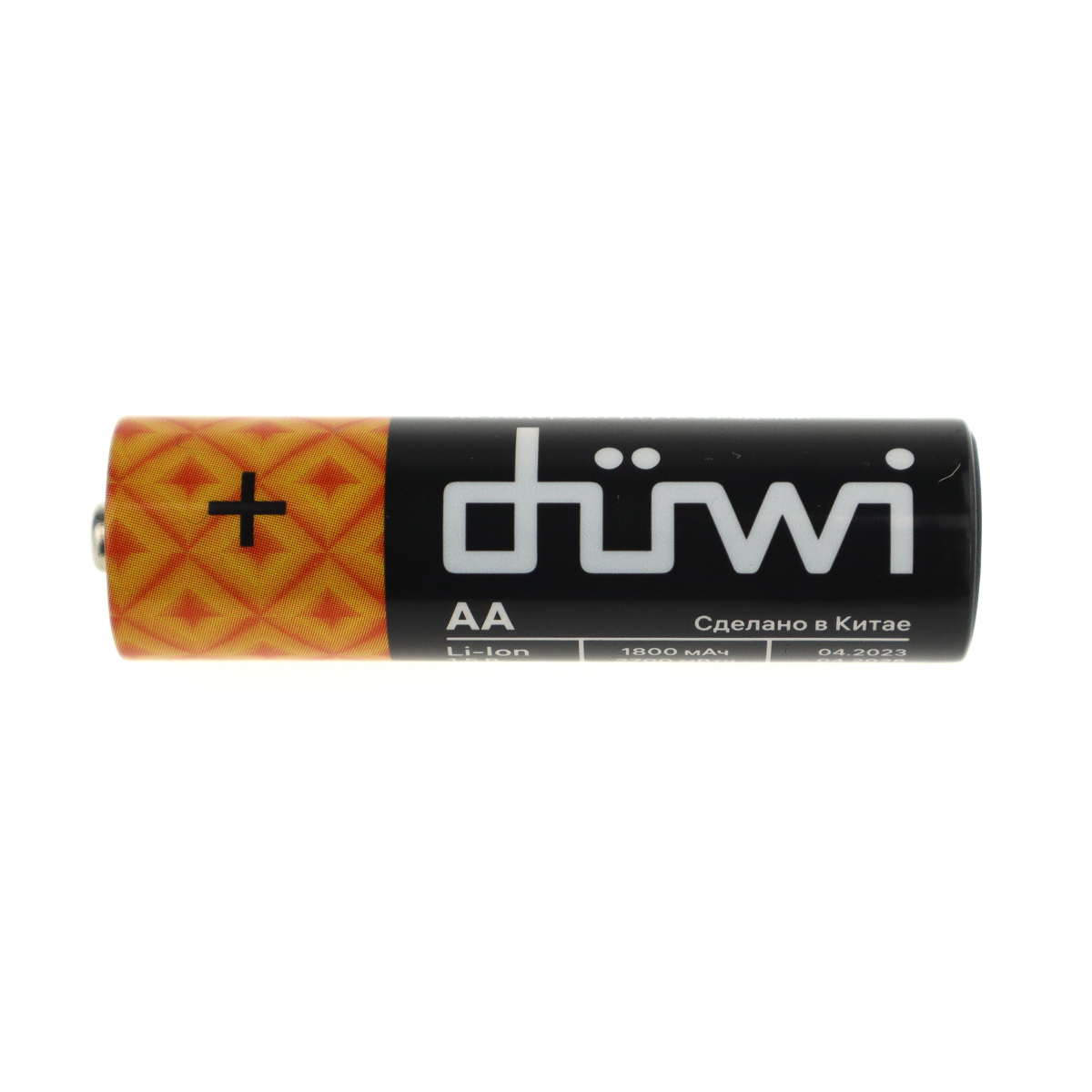 Аккумулятор AA Li-ion 1800mAH 1.5V USB-C 4шт кабель для зарядки, Duwi 62011  2